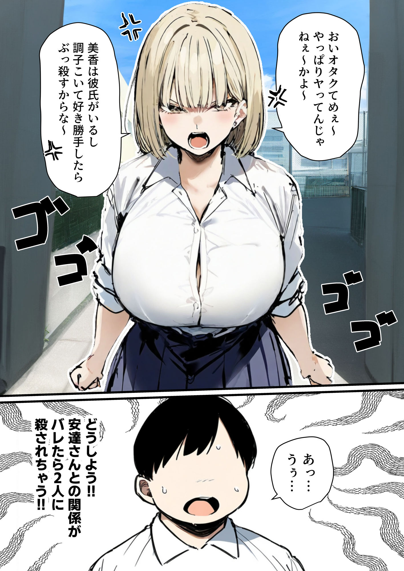 彼氏と喧嘩するたびに僕のチンポでオナニーするギャル2 サンプル画像