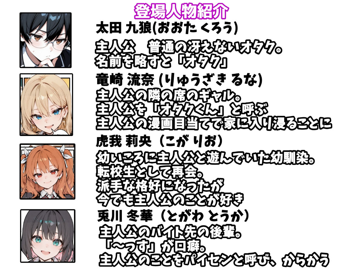 オタクの俺がギャルたちの入り浸りハーレムを作る話 サンプル画像